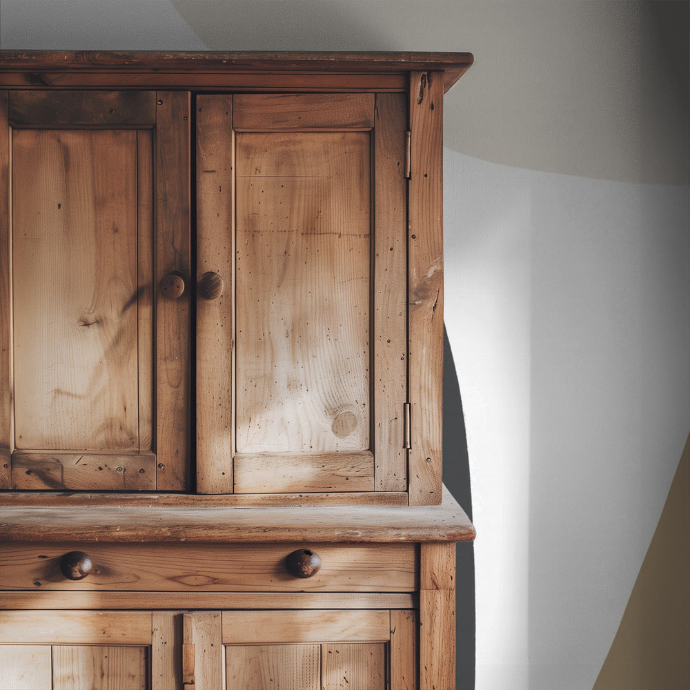 Geometrische Formen in neutralen Tönen | Tapete