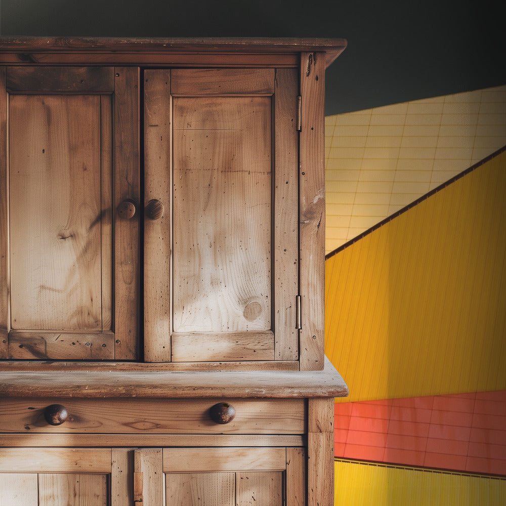 Das gelbe Dach | Tapete