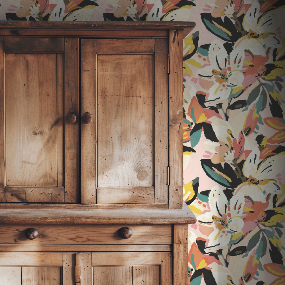 Floral Fusion Bliss | Tapete