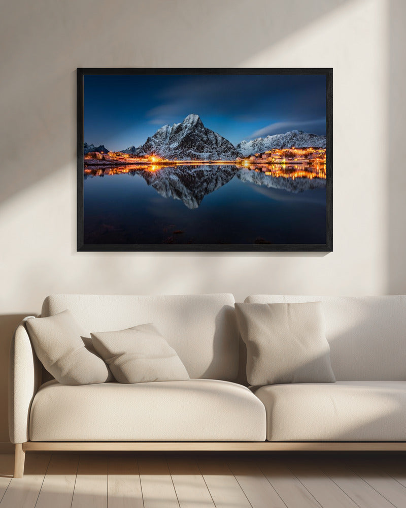 blaue Stunde | Leinwand