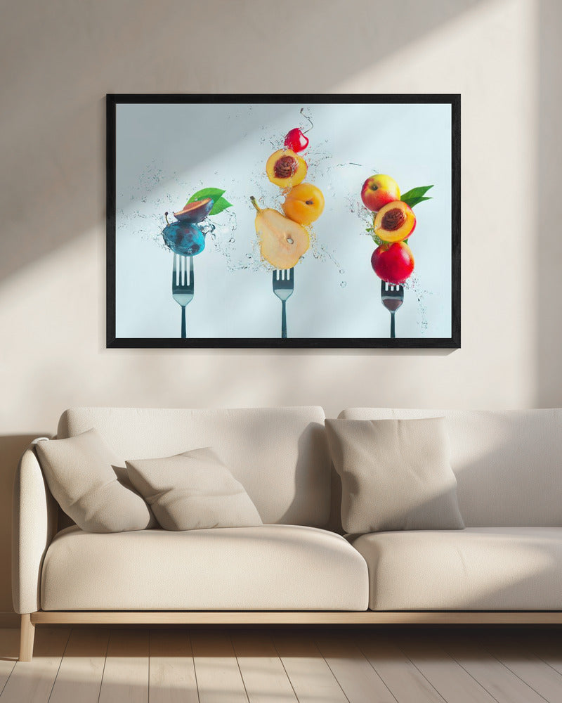 Obstsalat zubereiten | Leinwand