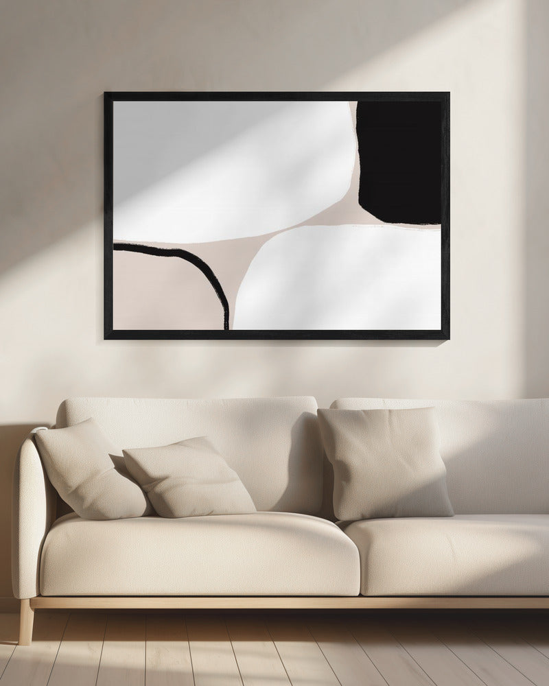 Monochrome Harmonie | Leinwand