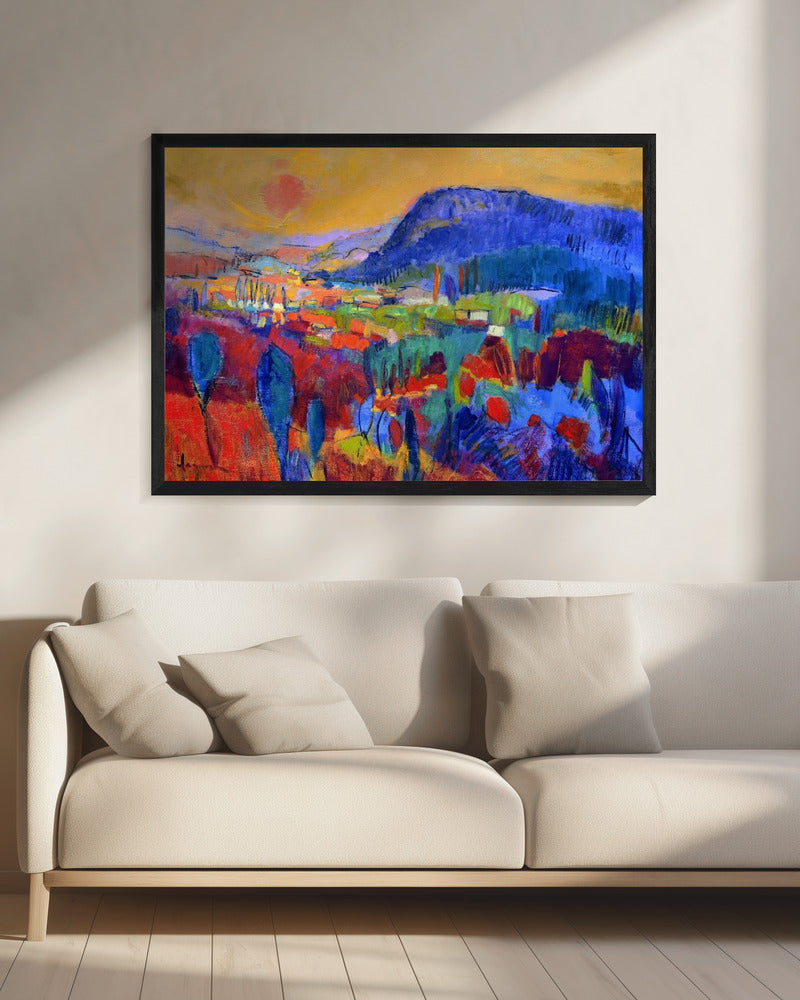 Expressionistisches farbenfrohes Abstraktes | Leinwand