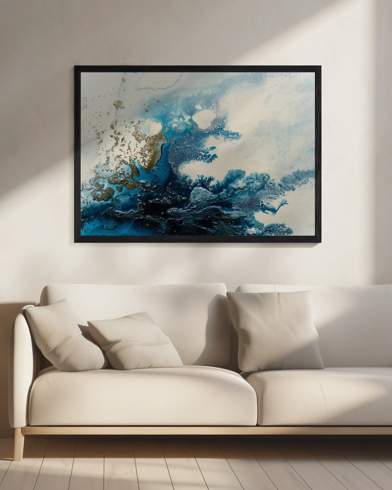 Blaue Meerestiefe - Royal Escape | Leinwand