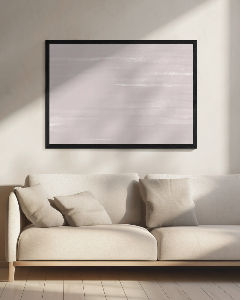Subtile horizontale Linien | Leinwand