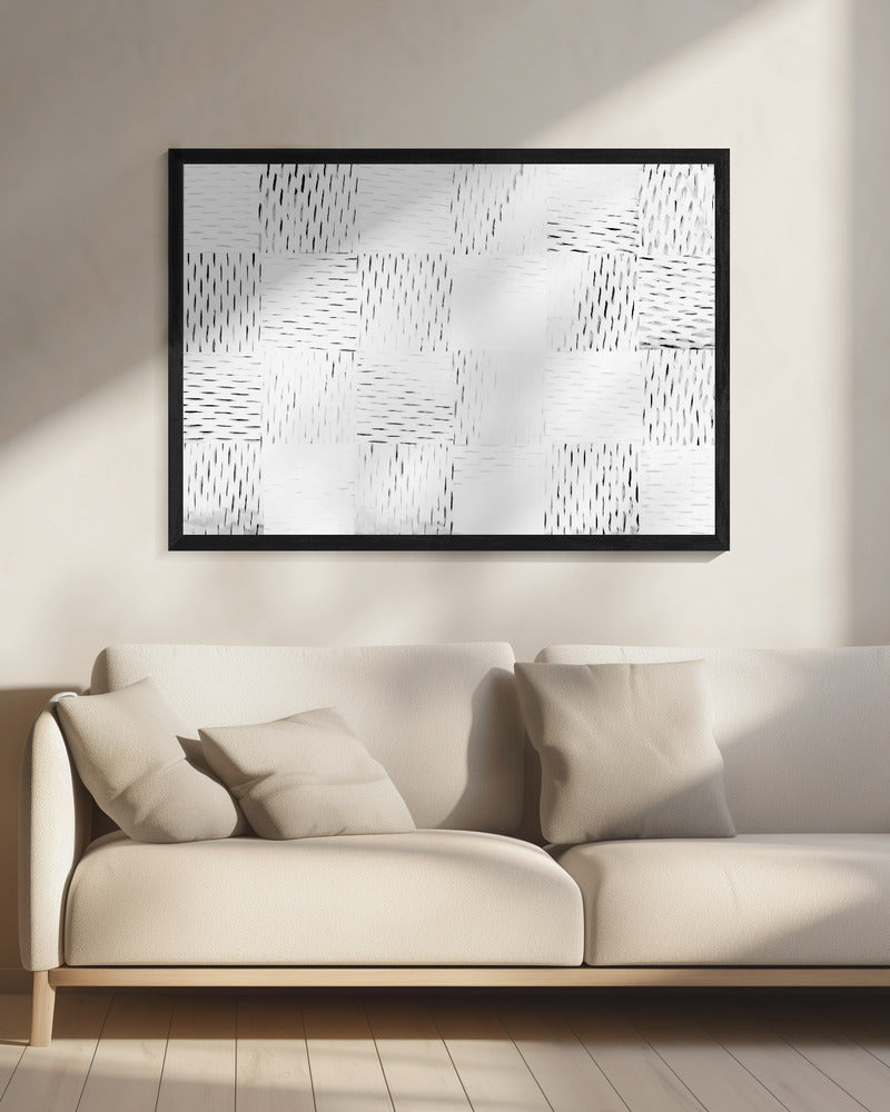 White Woven Blocks 4 | Canvas