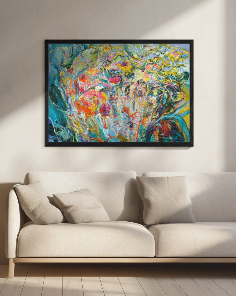 Lebendige Blüten | Leinwand