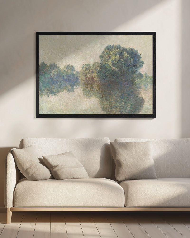 Die Seine bei Giverny von Claude Monet (1897) | Leinwand