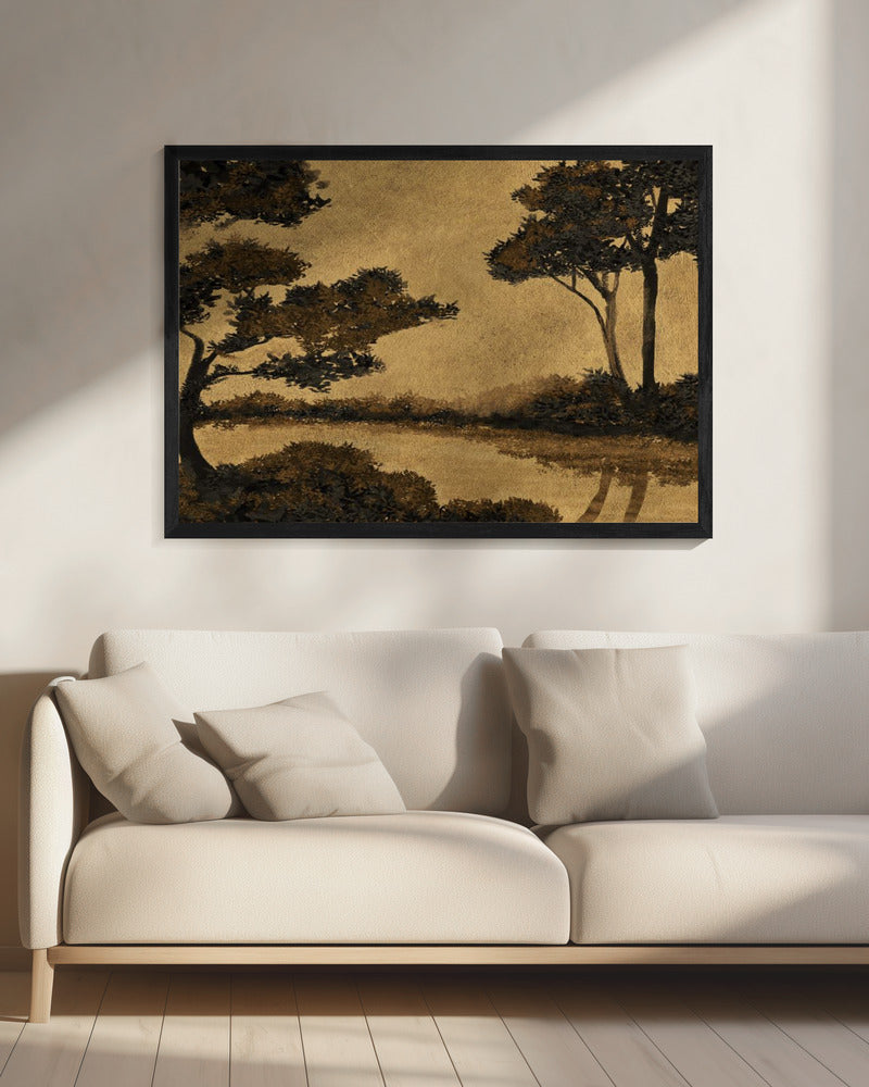 Wooland Teich | Leinwand
