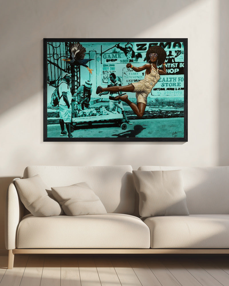 Schwarzer Gürtel Jones | Leinwand