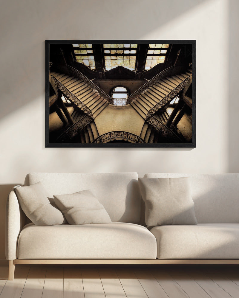 Der verlassene Palast ... | Leinwand