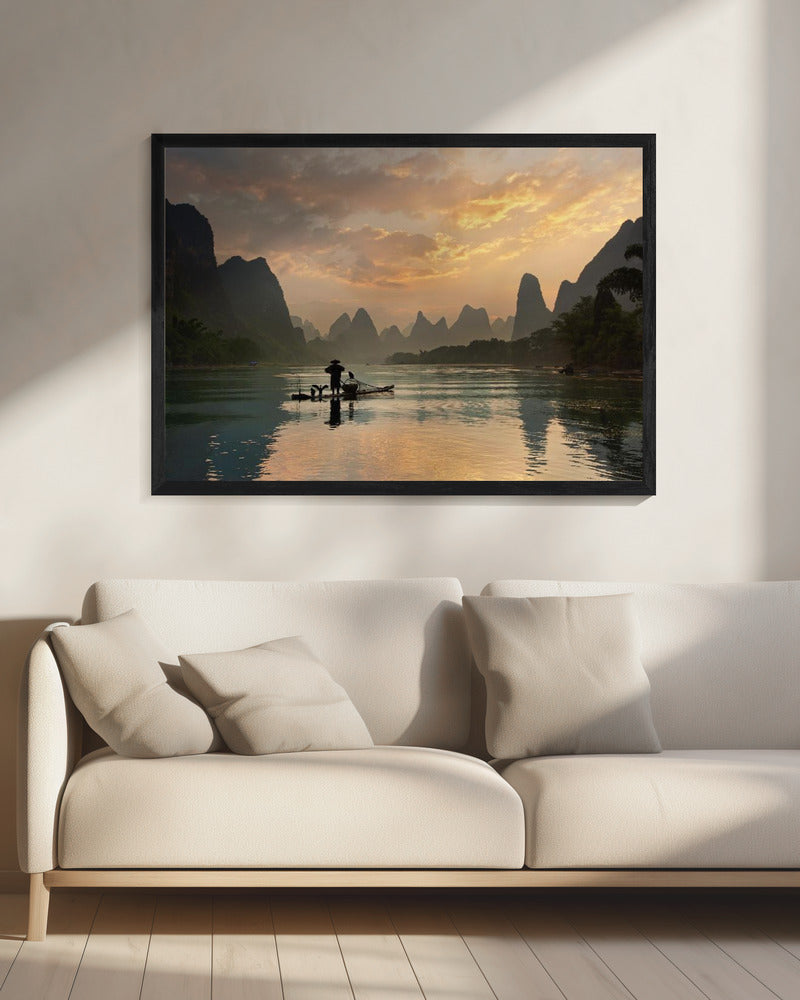 Goldener Li-Fluss | Leinwand