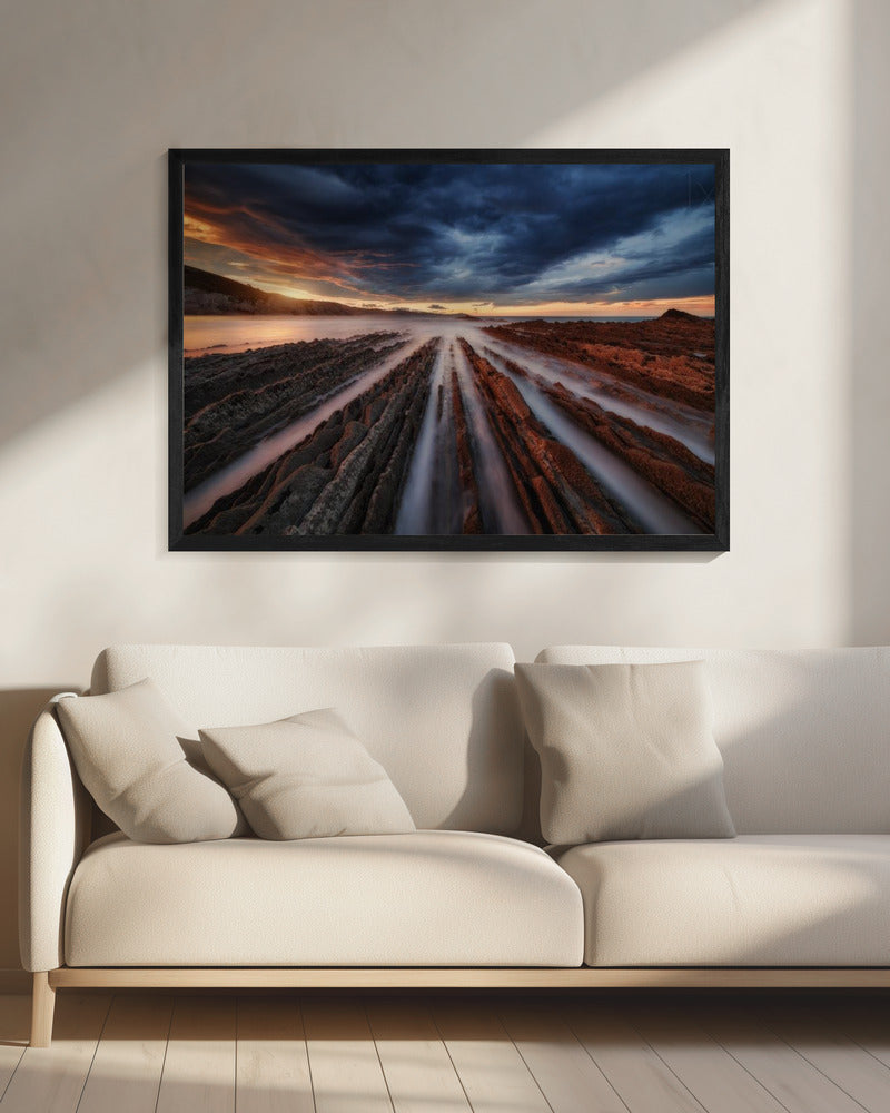 Zumaia Flysch 6 | Leinwand
