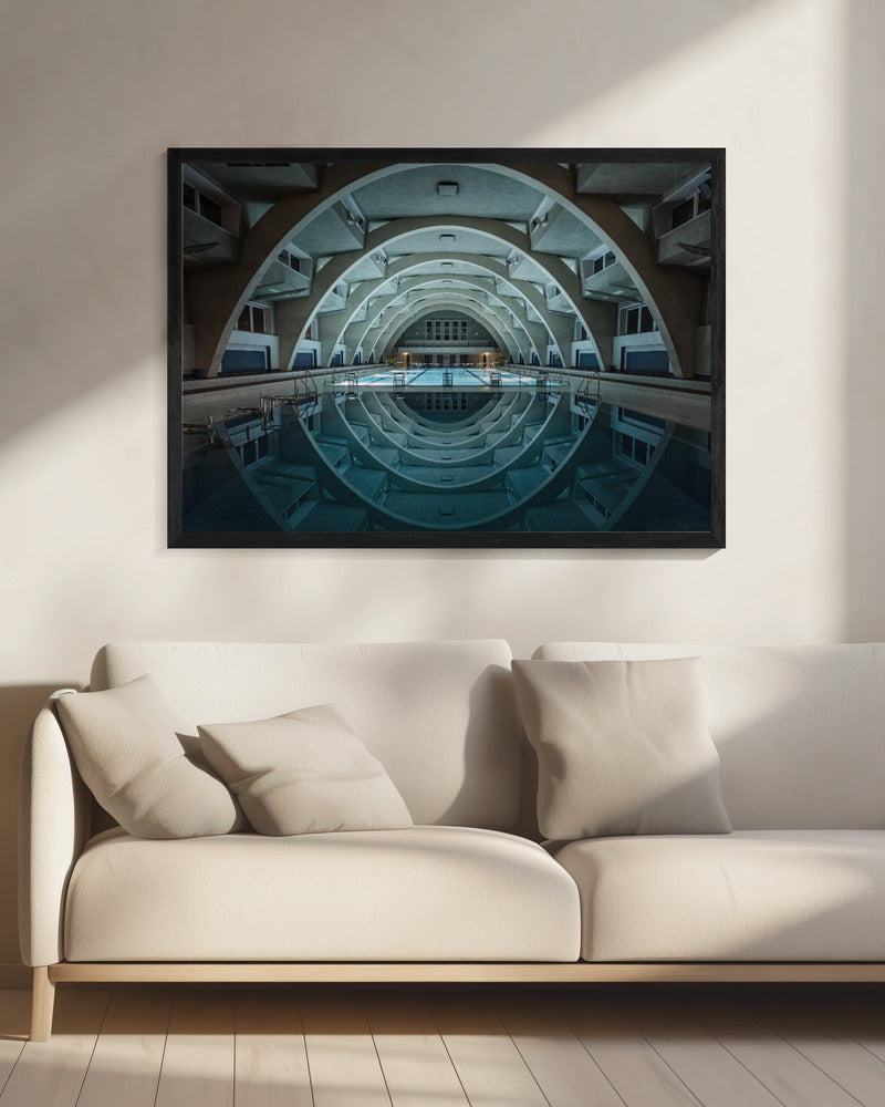swimming @night | Canvas
