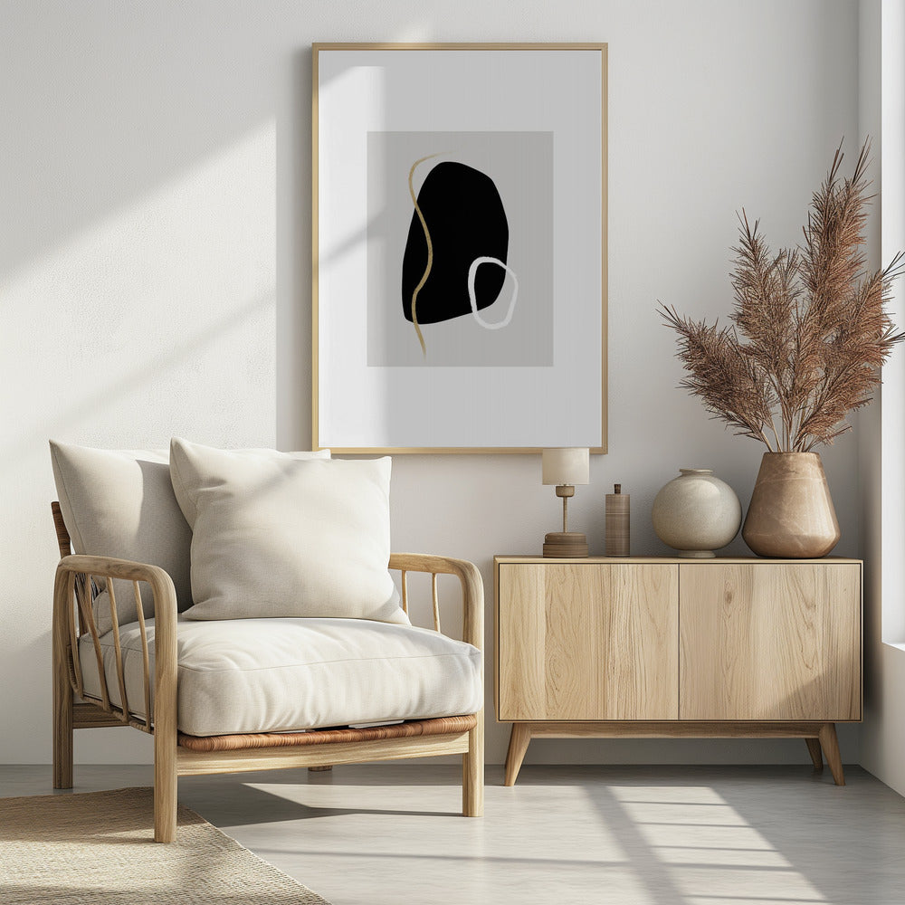 Bold Black Shapes | Poster