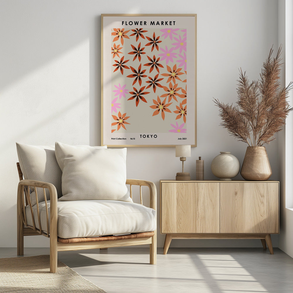 Blumenmarkt Tokio | Poster