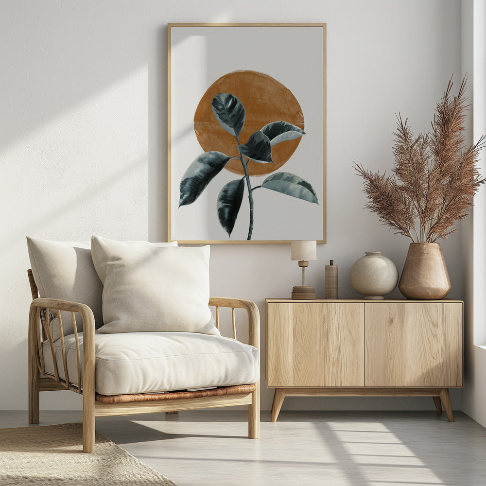 Blatt und Sonne | Poster