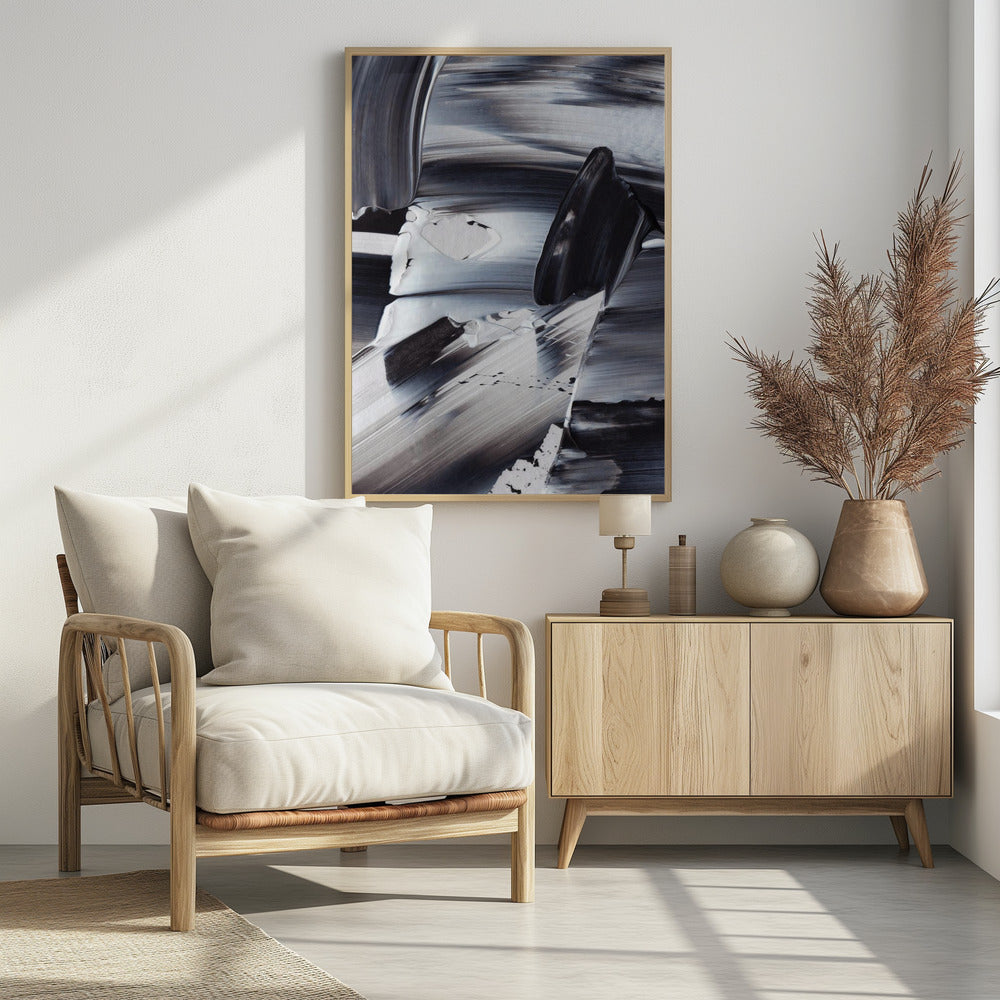 Monochrome Waves | Poster