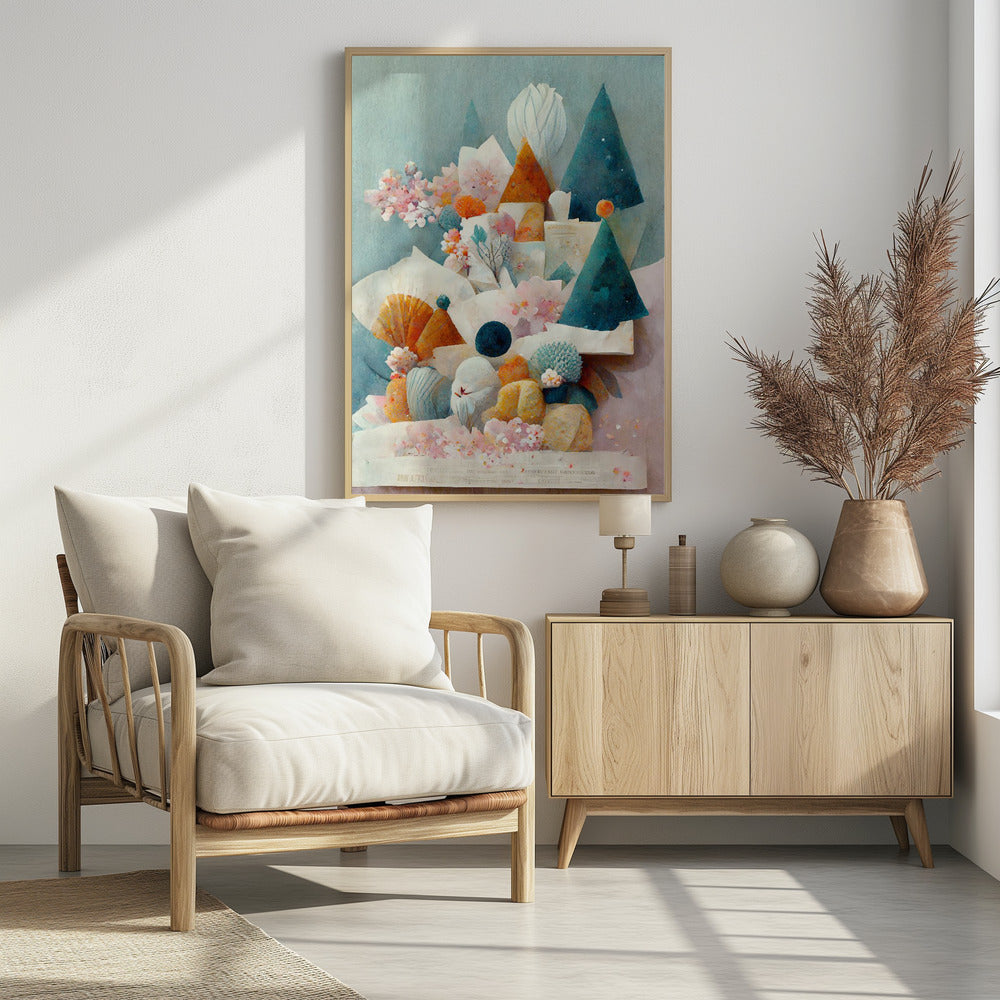 Wunderliche Blütenlandschaft | Poster