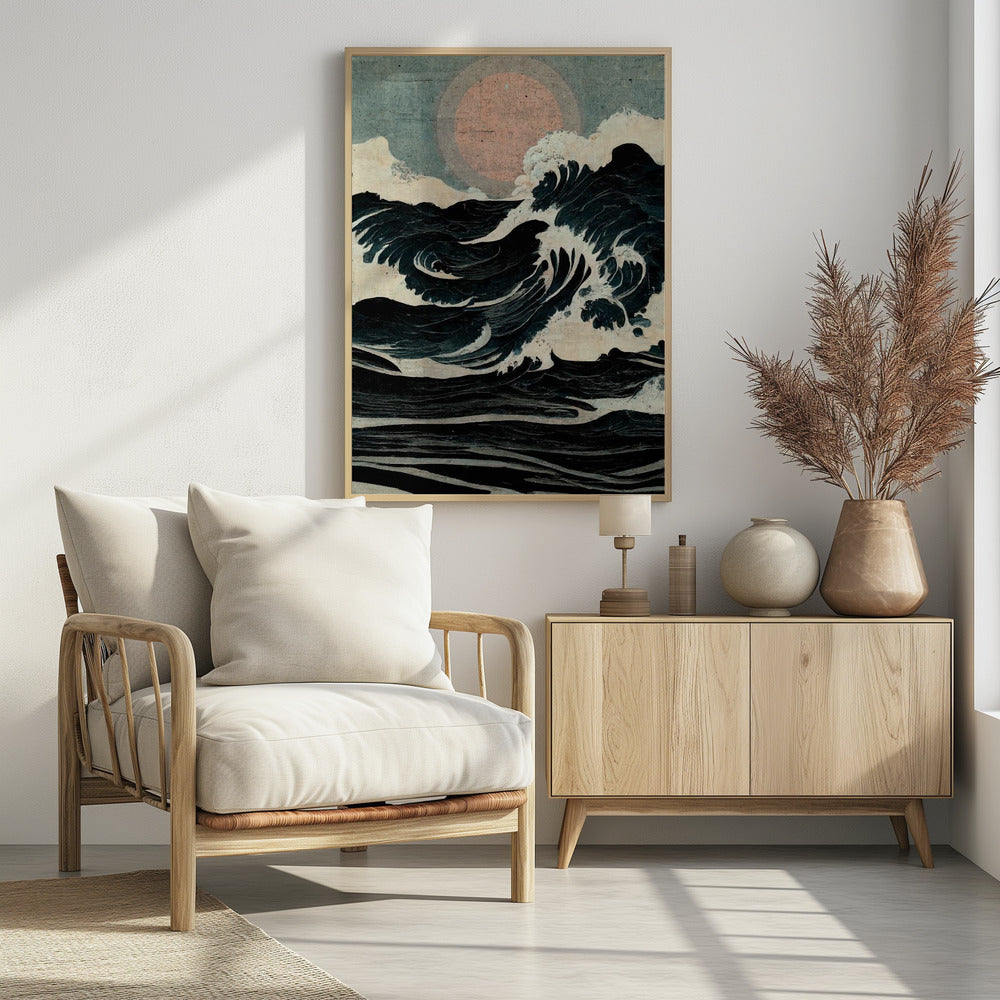 Himmlische Wellenlandschaft | Poster