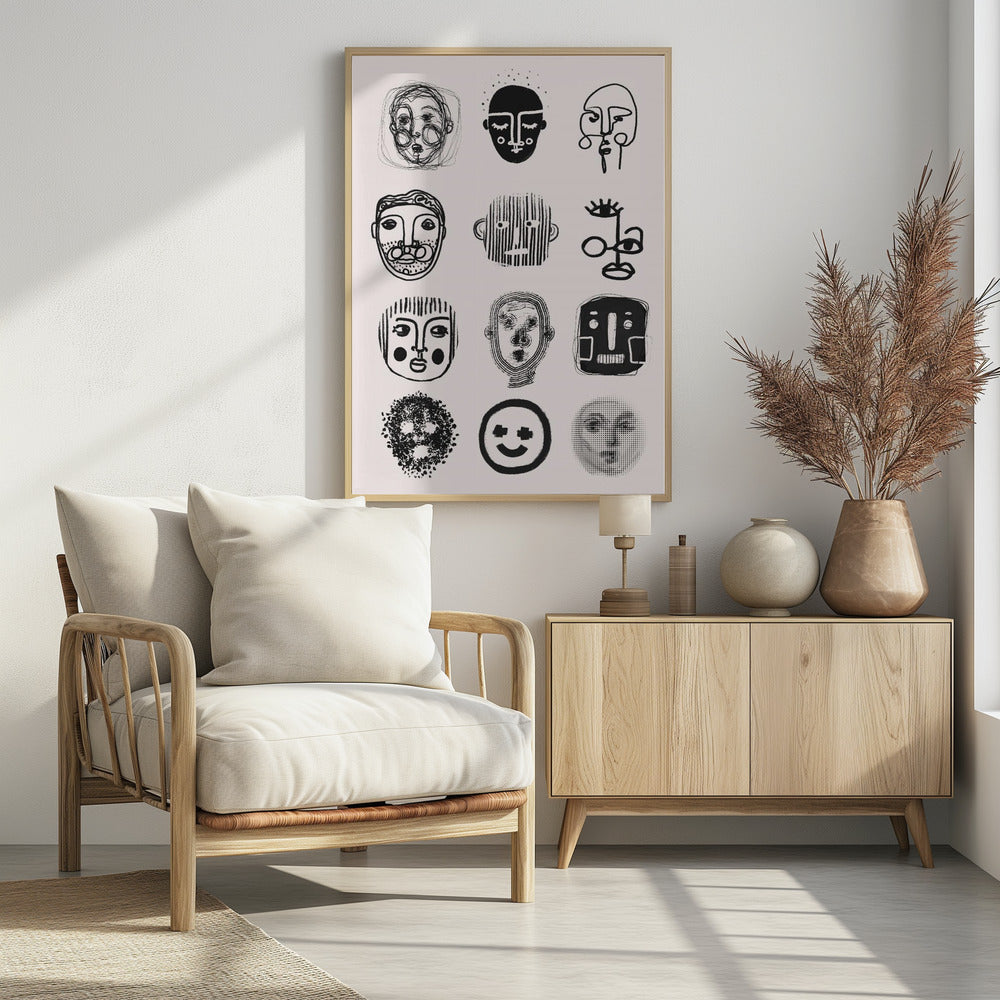 Gesichter der Emotionen | Poster