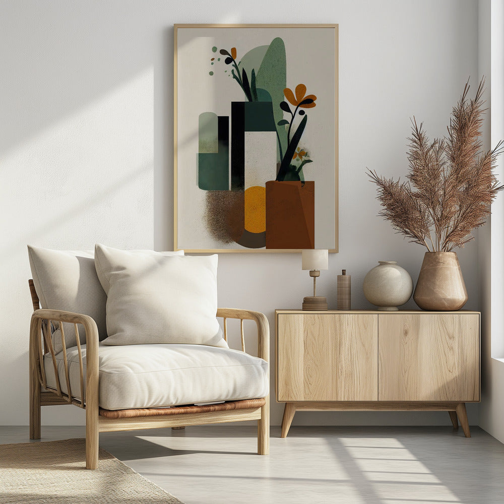 Abstrakter Gartenblick | Poster