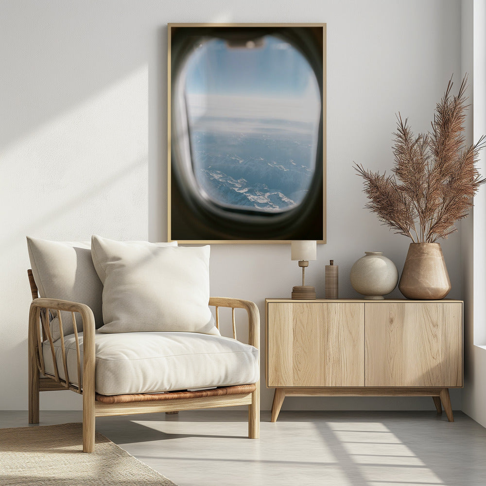 Blick aus dem Flugzeugfenster || | Poster