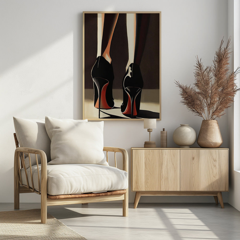 Schlanke Stiletto-Strebe | Poster