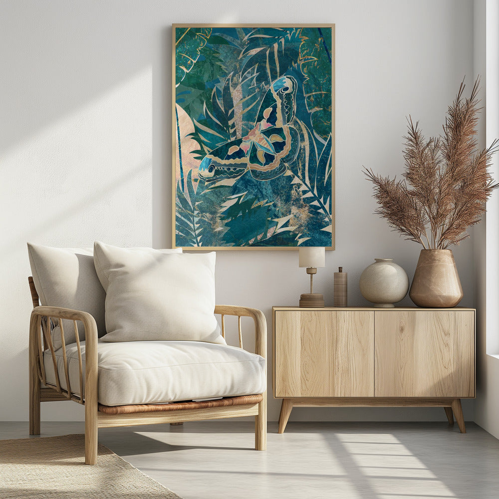 Motte im Regenwald | Poster