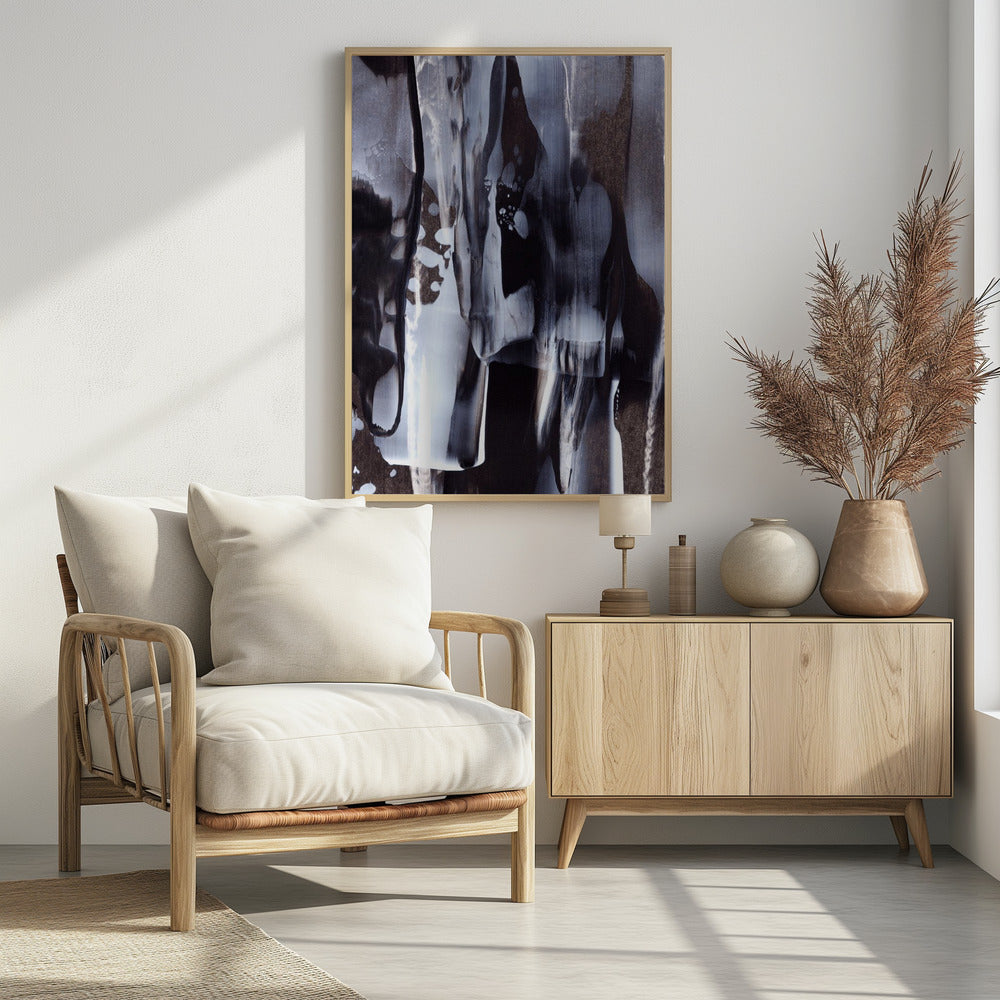 Monochrome Kernschmelze | Poster