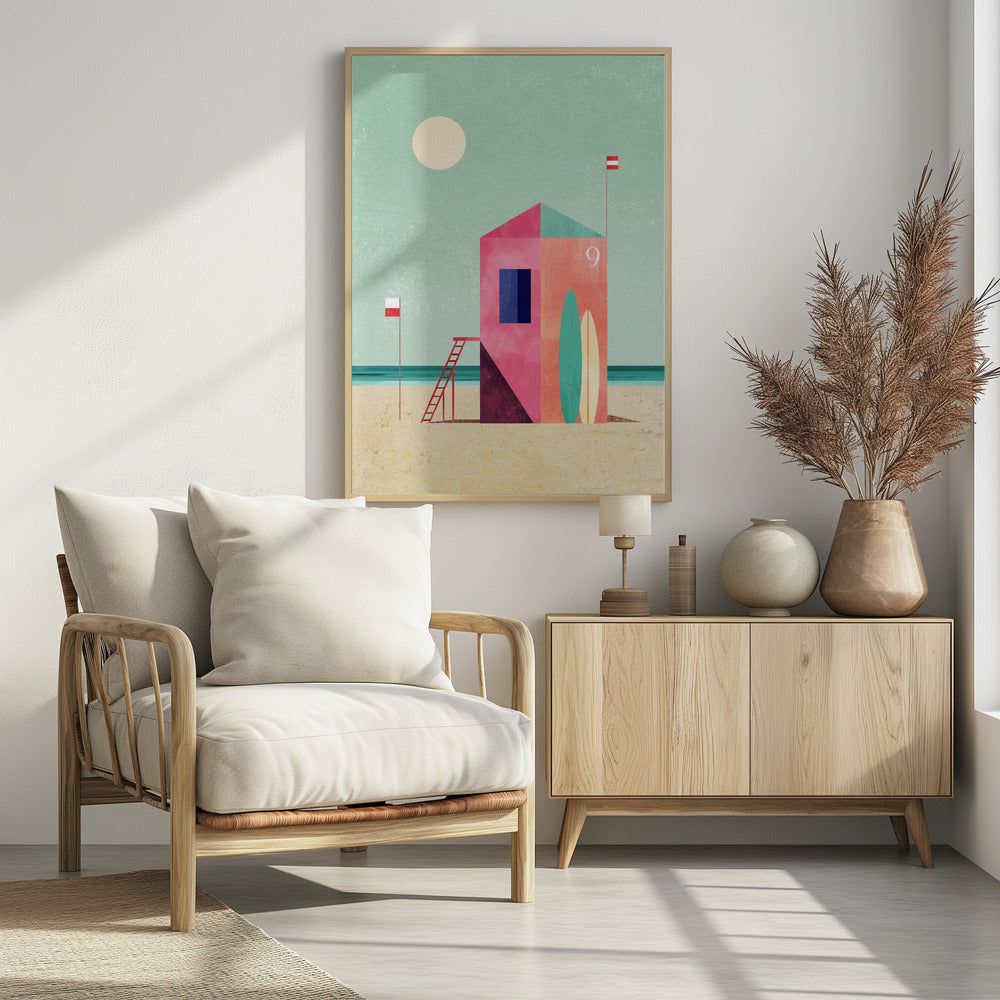 Surfhütte | Poster