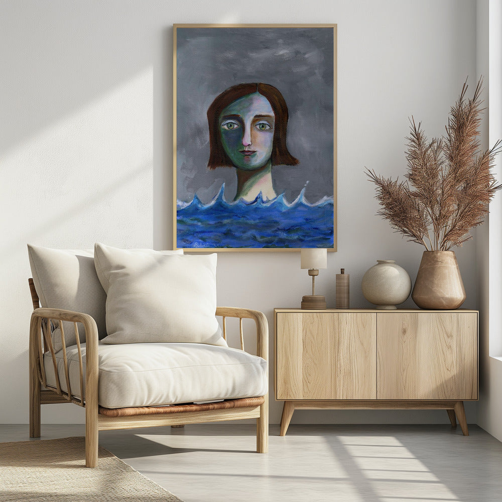 Schwimmendes Mädchen | Poster