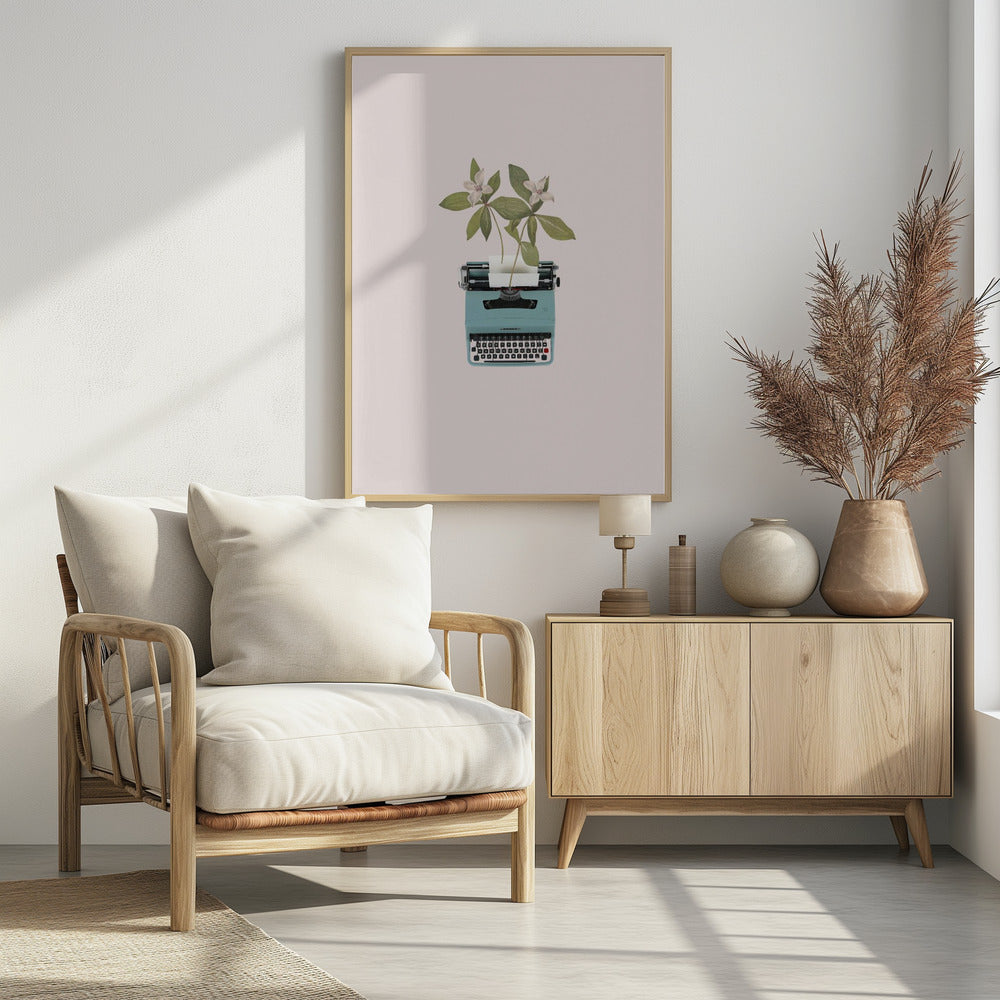 Botanische Schreibmaschine | Poster