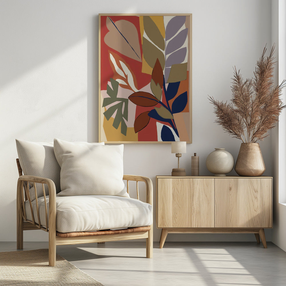 Abstraktes Laub | Poster