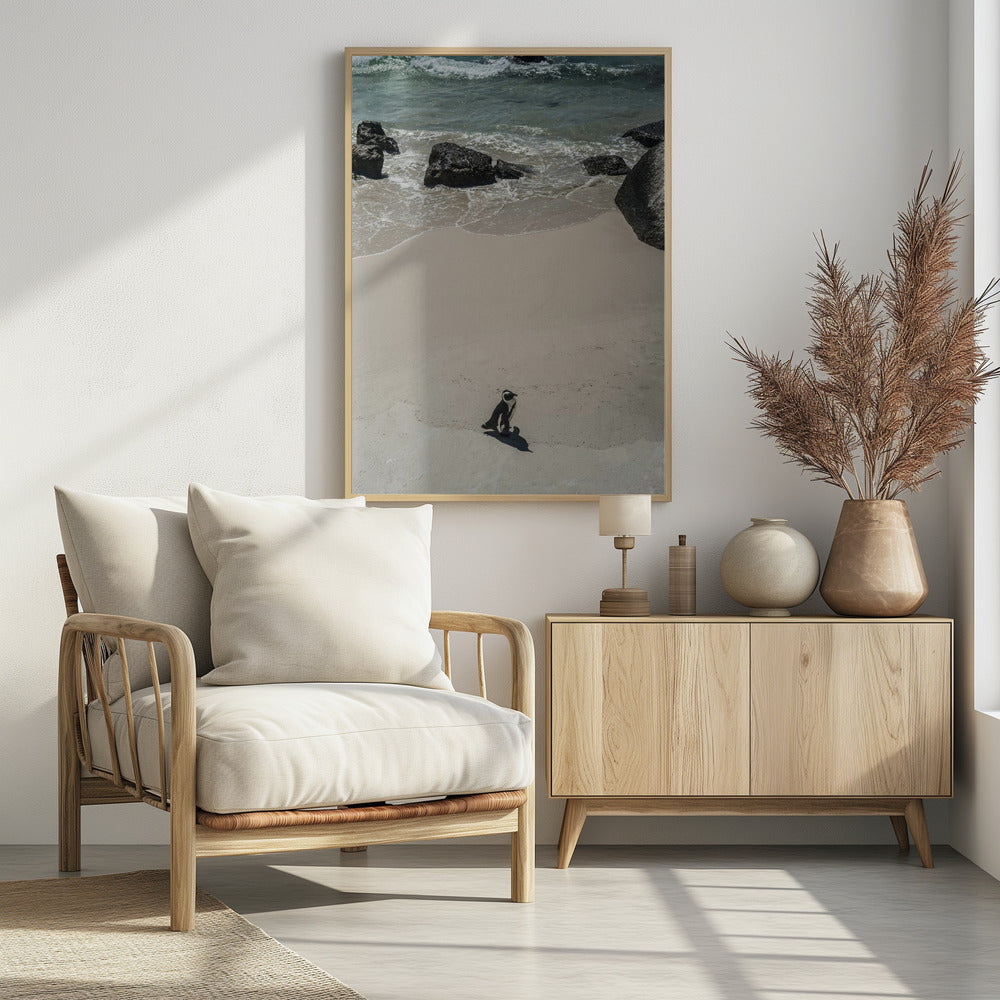 Einsamer Strandspaziergang | Poster