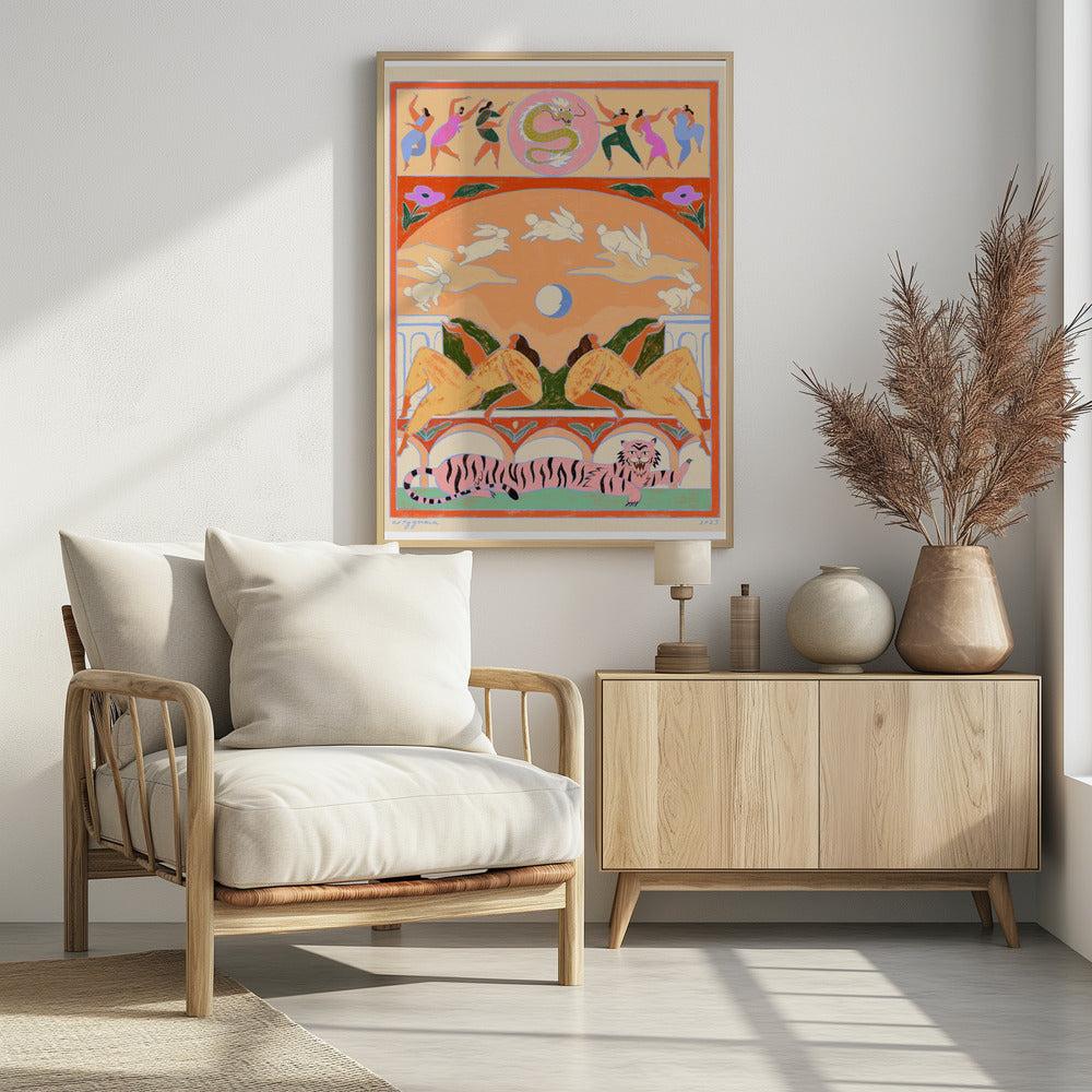 Rabbit Jumps Over the Moon | Poster