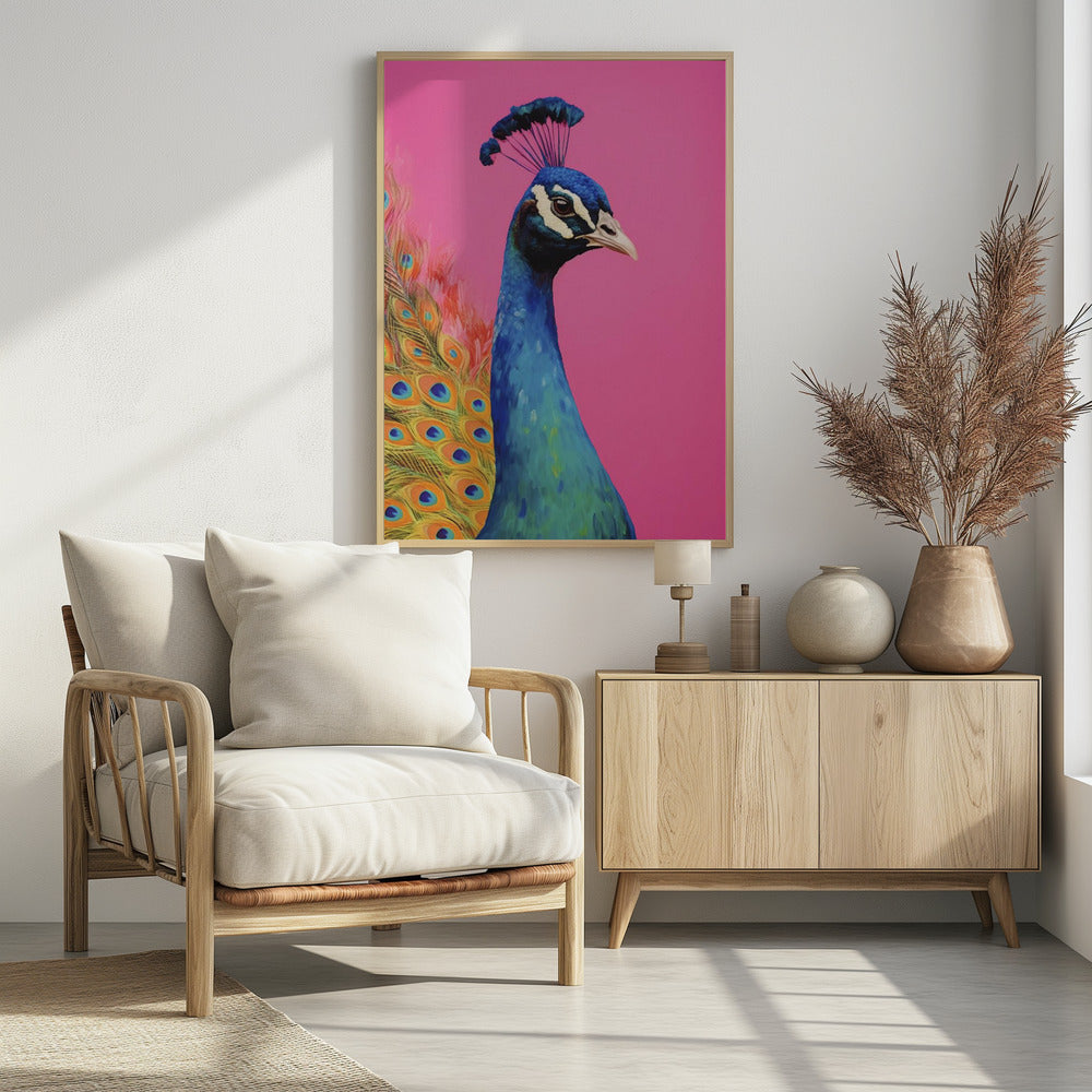 Peacock&#039;s Vibrance | Poster