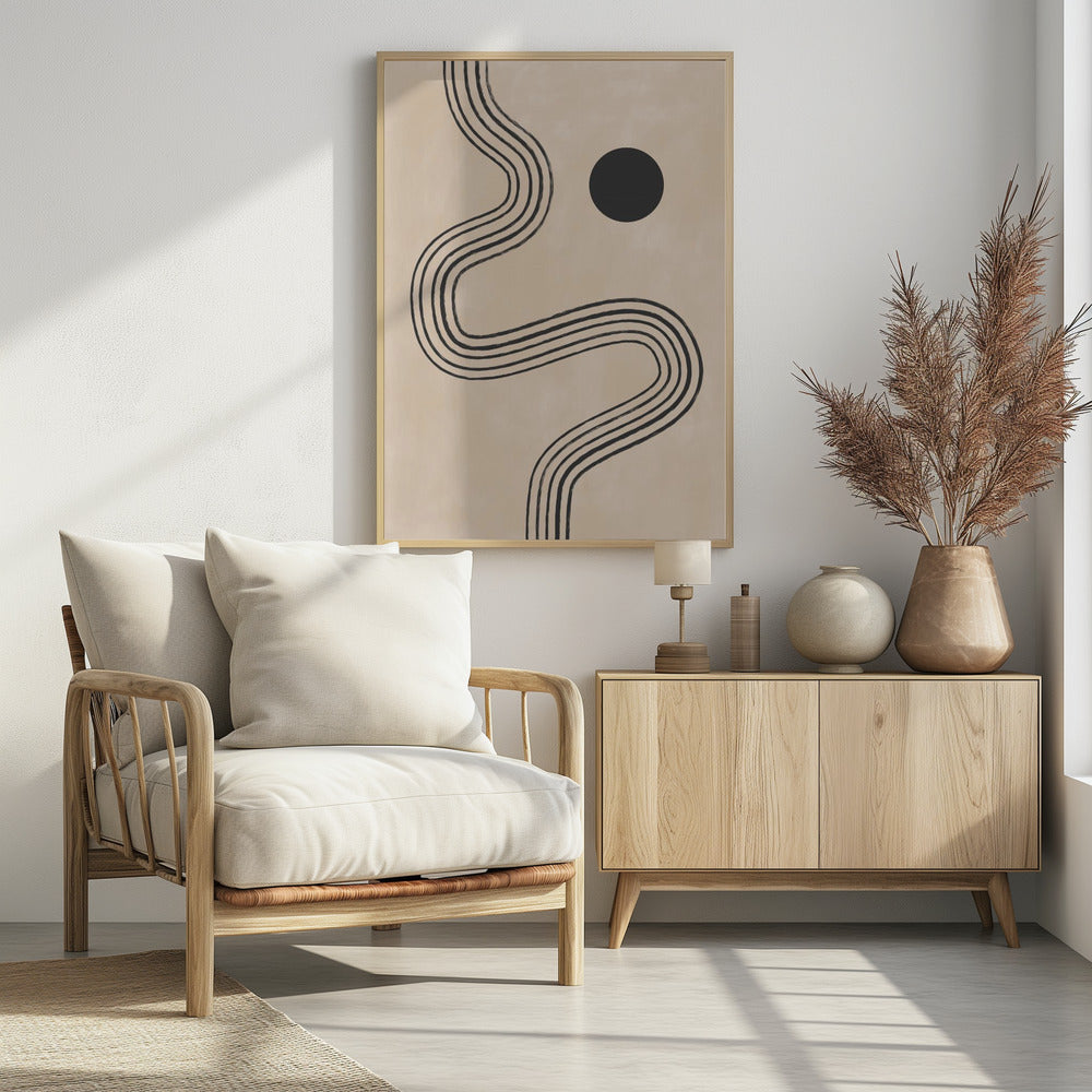 Kurven und Kugeln | Poster