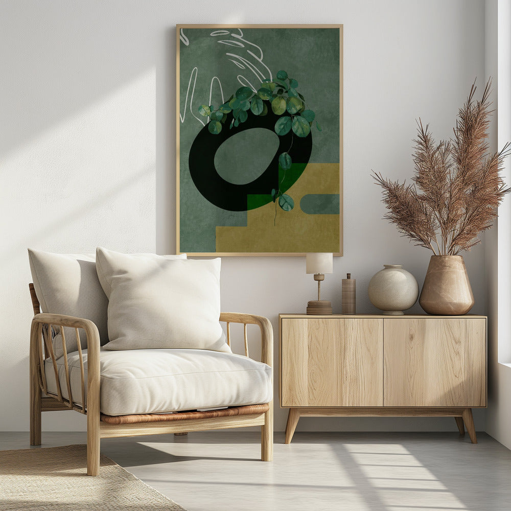 Blätter Mehr 4 Grün | Poster