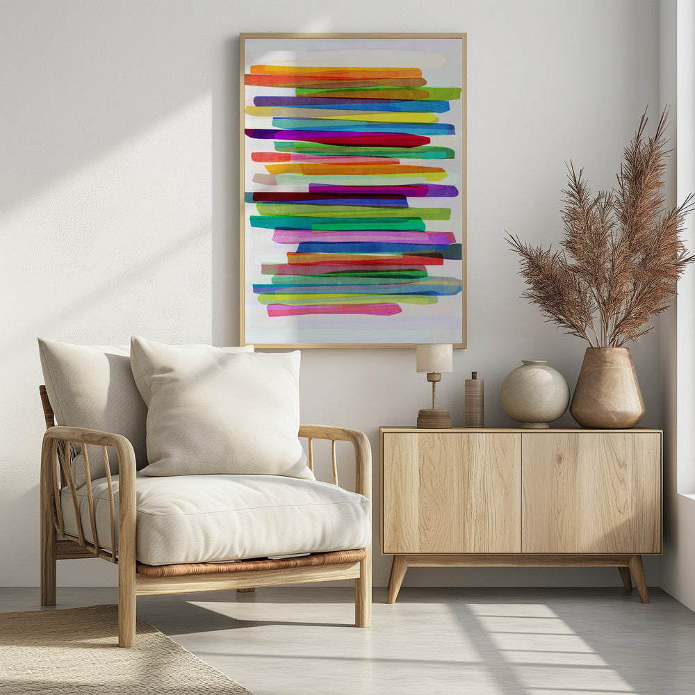 Colorful Stripes 1 | Poster