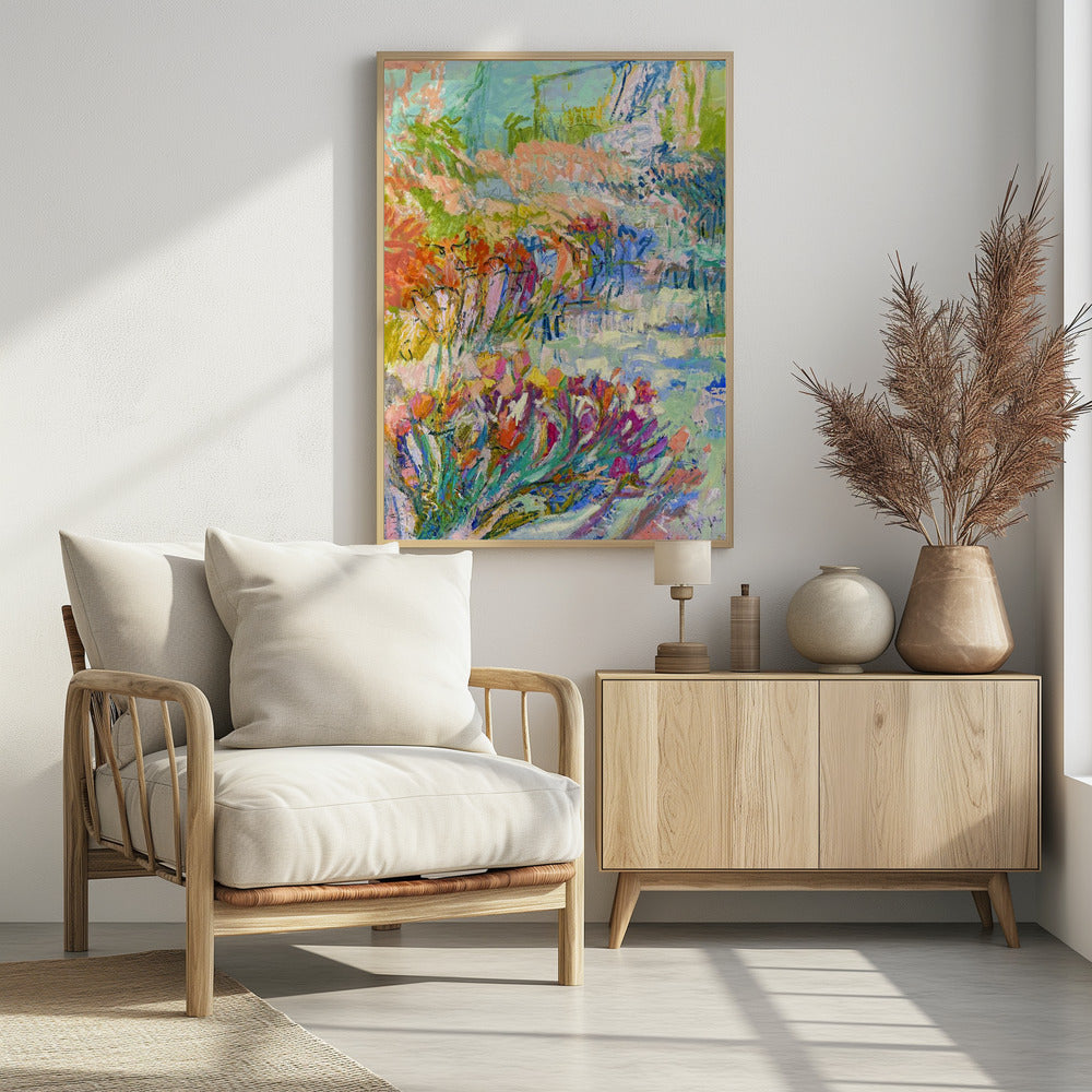 Lebendiger Gartenweg | Poster