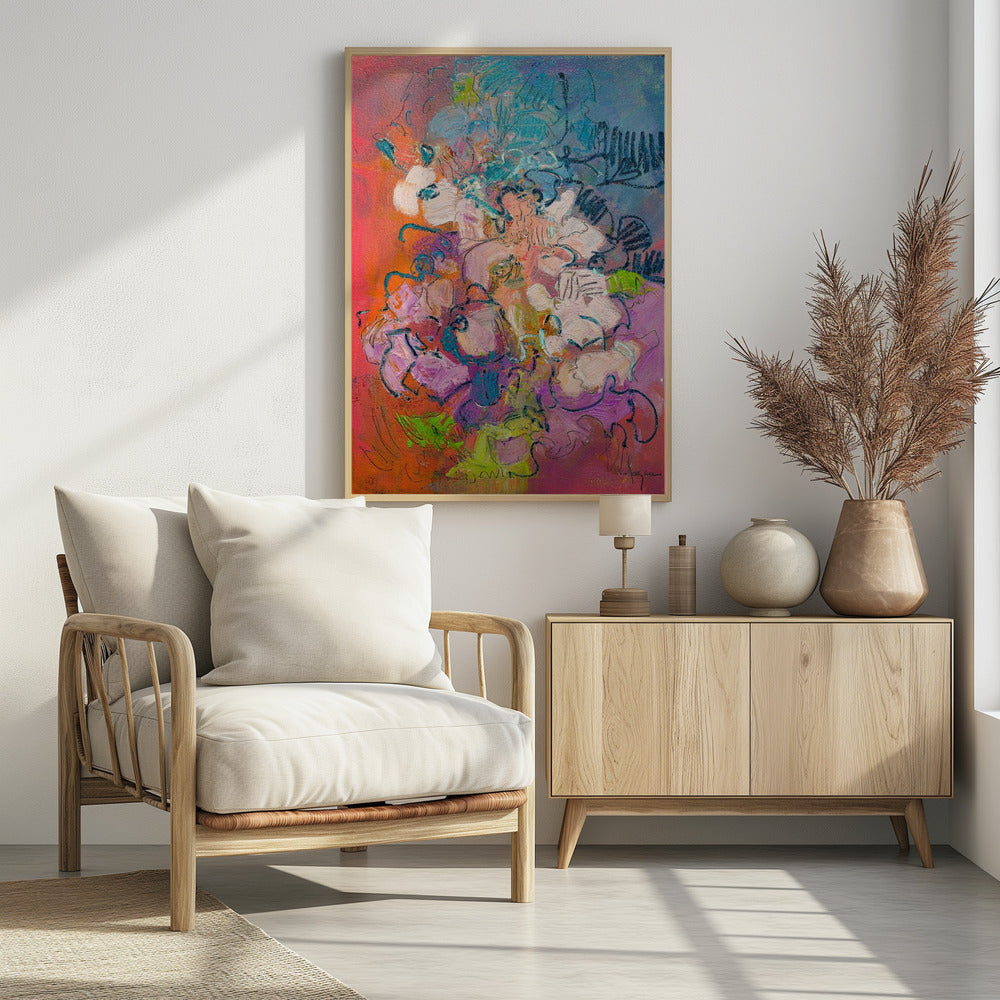 Florale Traumlandschaft | Poster
