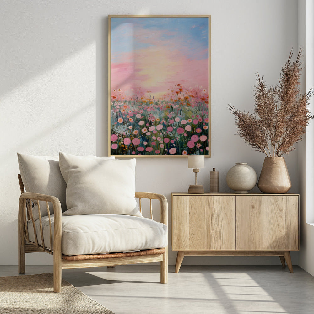 Blüten in der Abenddämmerung | Poster