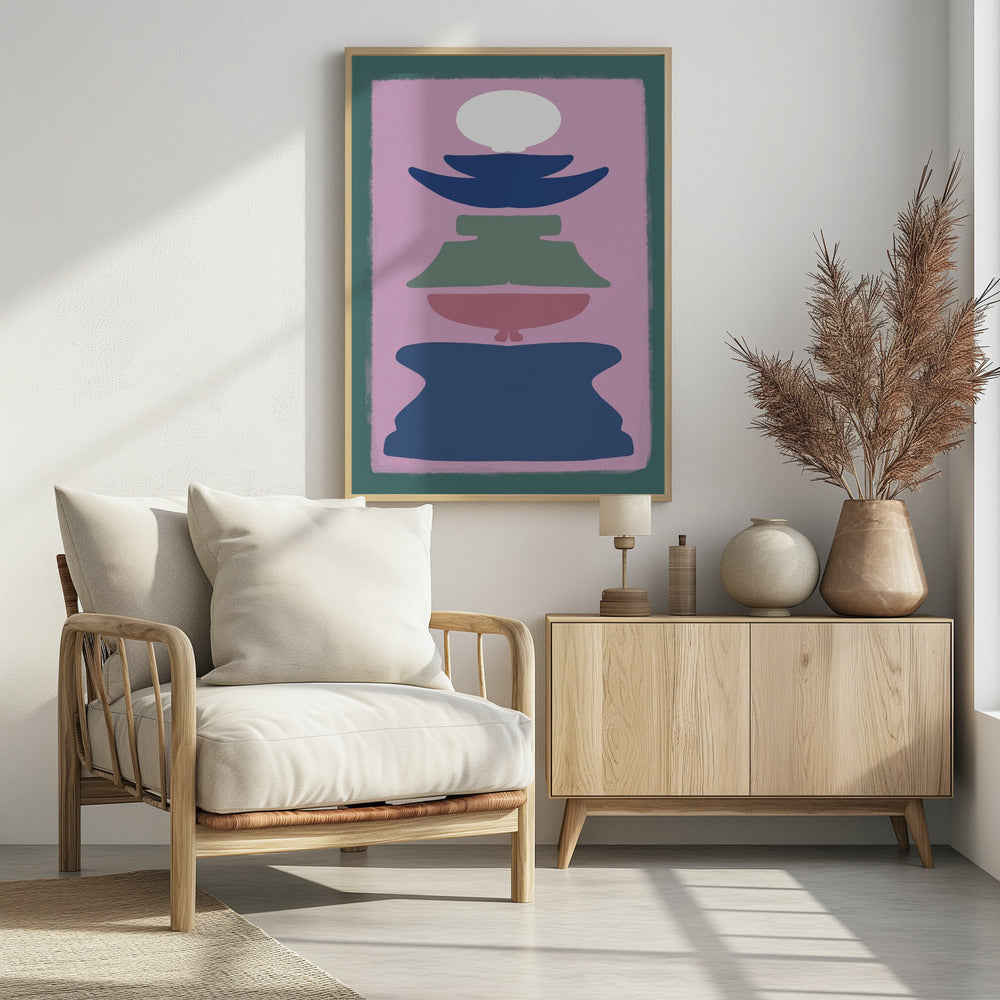 Bold Colorful shapes | Poster