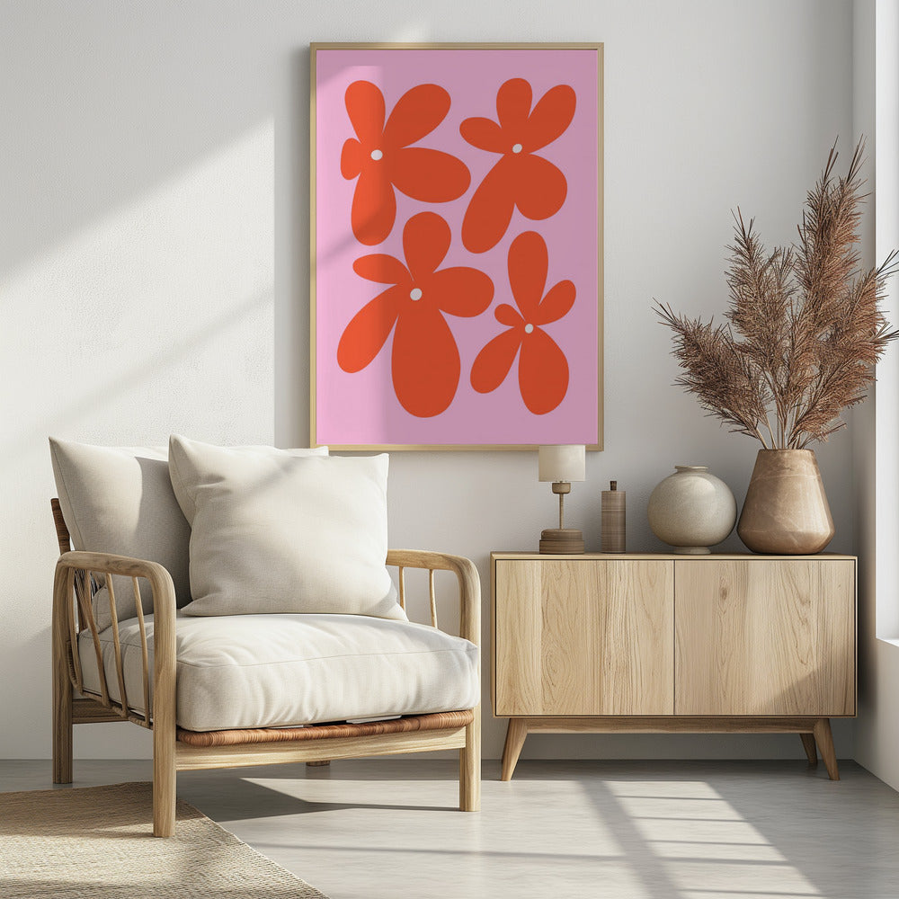 Orangenblütenparade | Poster