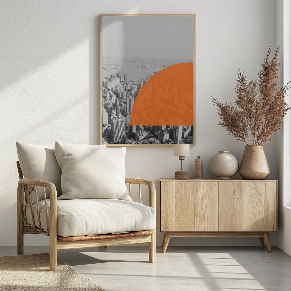 Urban Sunset Hues | Poster