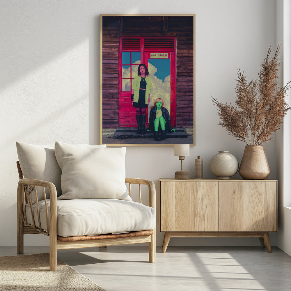 Rosa &amp; Grün | Poster