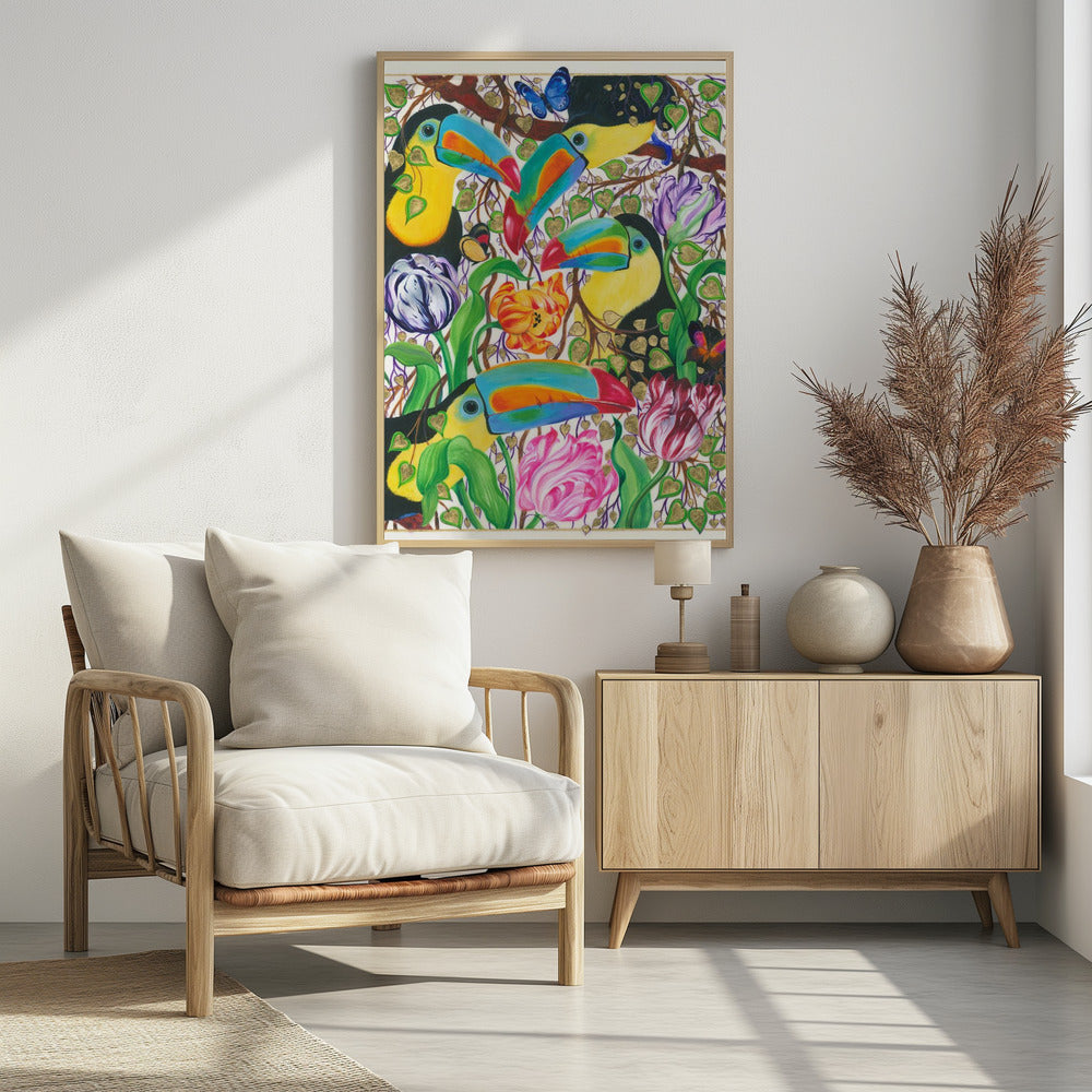 Colorful Toucans | Poster