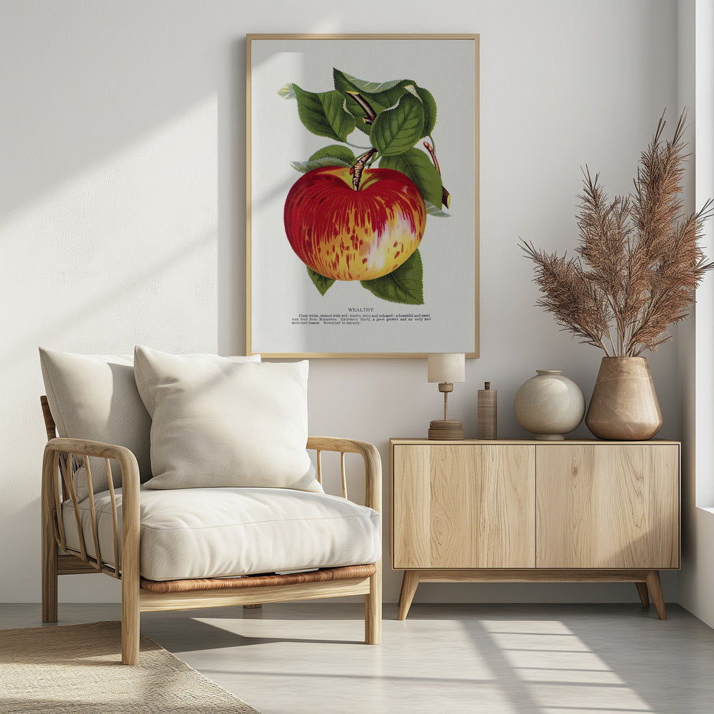 Lithografie „Wealth Apple“ | Poster