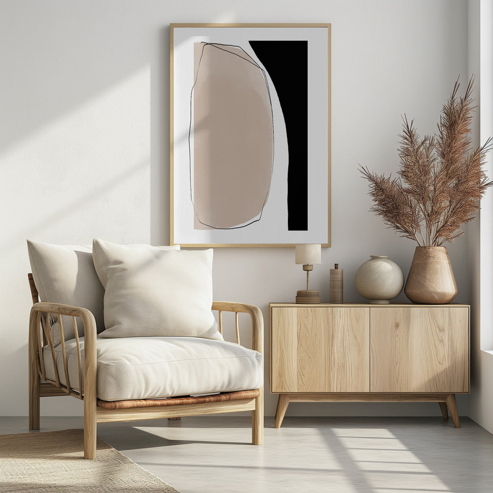Balance zwischen Kante und Dunst | Poster